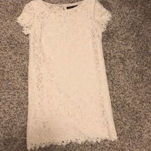 Pretty white lace dress from Zara